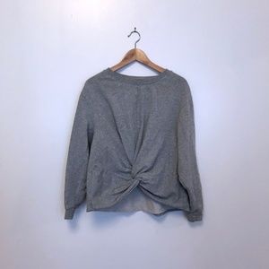 Heather Gray Cheap Monday Knot Sweatshirt